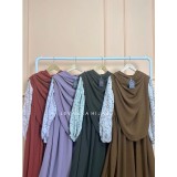 GWm-001 Gamis Set Hijab Crinkle Airflow